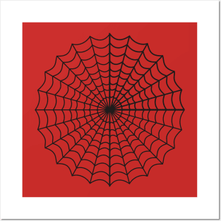 Halloween Spider Web Posters and Art